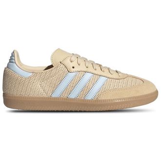 adidas Womens adidas Originals Samba OG - Shoes Blue/Sand Size 10.0