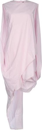 Jacquemus La Robe Traversin Courte - Dames - Feestkleedjes - Roze - 2XS - Katoen - Kleedjes