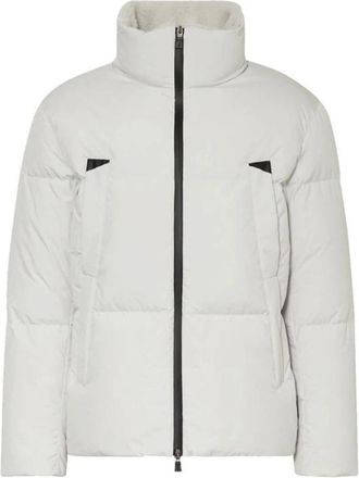 Herno Winter Jackets, male, Gray, Size: L Polyester Coat with Classic Design
