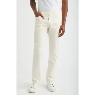 AG - Adriano Goldschmied Tellis Slim Fit Jeans in 1 Year Sulfur Chalk at Nordstrom, Size 38 X 32