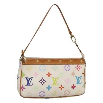 Louis Vuitton Tweedehands Canvas Louis Vuitton tassen - Dames - Pre-owned - Veelkleurig - Maat: ONE Size Leer