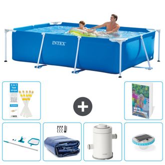 Intex Piscina Con Estructura Rectangular - 260x160x65 Cm - 7-piezas S131