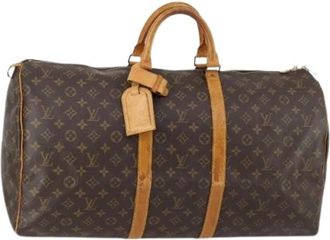 Louis Vuitton Pre-owned Weekend Bags, female, Brown, Size: ONE SIZE Pre-owned Weekend Bag