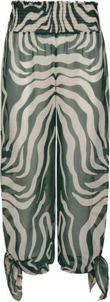 Johanna Ortiz In Eternity broek met zebrastreep - Groen