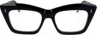 Retro Superfuture 54mm Cat Eye Optical Glasses in Black at Nordstrom Rack