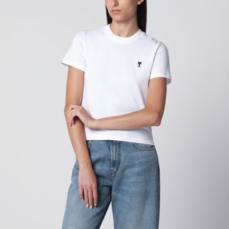 Ami T-shirt Ami De Coeur bianca