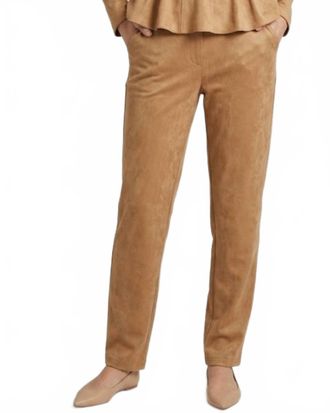 Mustard Seed Harlow Suede Pants In Beige