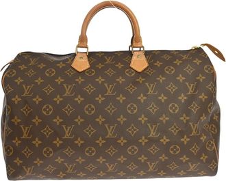 Louis Vuitton Speedy Monogram Canvas Brown Canvas Handbag (Pre-Owned)