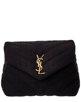 Saint Laurent Toy Loulou Tweed Shoulder Bag (Authentic Pre-Loved)