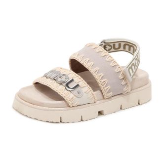Mou Flat Sandals, female, White, Size: 10 US Bio Sandal