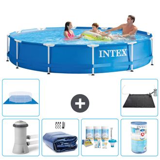 Intex Piscina Con Estructura Redonda - 366x76 Cm - 8-piezas S41765