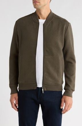 Robert Barakett Lanthimos Full Zip Jacket in Olive at Nordstrom Rack, Size Large