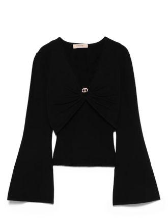 Twin-Set Set Top Top Negro
