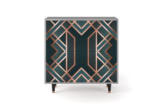 StoryZ Aparador azul-verde 4 puertas L 96 cm