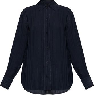 Victoria Beckham Camicia con bottoni - Blu
