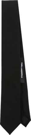 Karl Lagerfeld Cravatta con applicazione - Nero
