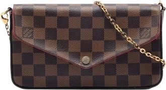 Louis Vuitton Pre-owned Cross Body Bags, female, Brown, Size: ONE SIZE Pre-owned Pochette Felicie