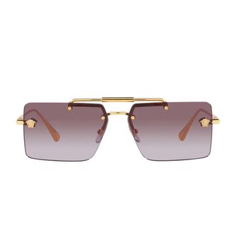 Versace Sunglasses Ve2245 10028 H Gold/Gradient Purple Unisex