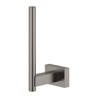 GROHE Soporte Para Papel Higi&eacute;nico De Repuesto De Grafito Duro Cepillado Grohe Essentials Cube