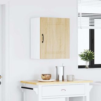 vidaXL Vidaxl Pensile Da Cucina Kalmar In Legno Multistrato Rovere