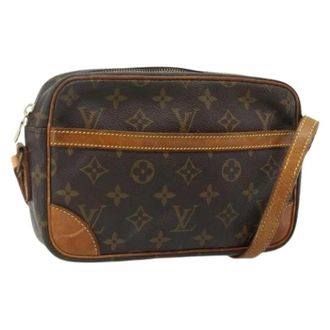 Louis Vuitton Pre-owned Cross Body Bags, female, Brown, Size: ONE SIZE Pre-owned Trocadero 27 Shoulder Bag