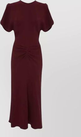 Victoria Beckham ruched midi dress