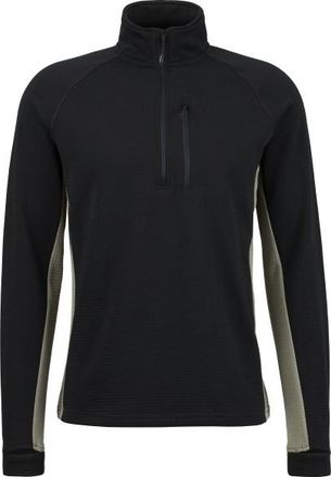 Stoic MerinoWaffleFleece320 NorrdalSt. Half Zip Merinopullover f&uuml;r Herren | schwarz