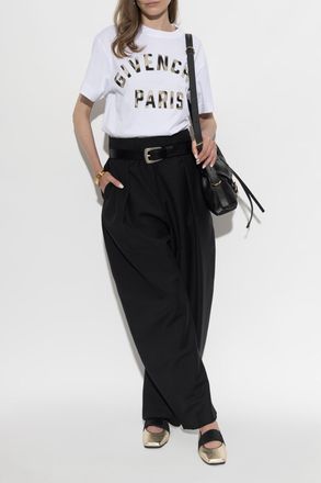 Givenchy T-shirt With Logo, Womens, White
