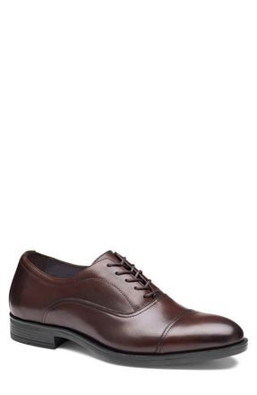 Johnston & Murphy Conlin Cap Toe Oxford in Espresso Full Grain at Nordstrom, Size 10.5