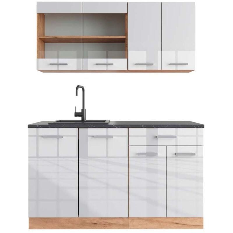 Set Tavolo Da Pranzo Sentio Con 2 Panche - 90x140cm, Antracite/Quercia Dorata | Per Cucina E Sala - Foto 5