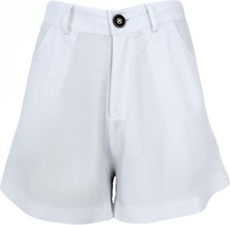 SOAH Womens Nancy Shorts In White