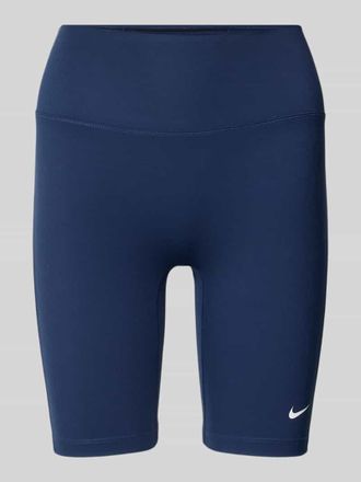 Nike Radlerhose mit elastischem Bund und Logo in Dunkelblau, Gr&ouml;&szlig;e XS