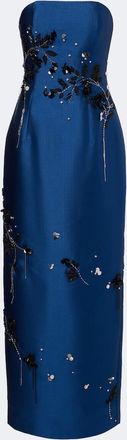 SIMKHAI Zirelle embellished bustier gown