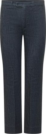 Max Mara Blue Straight Mid Rise Jeans