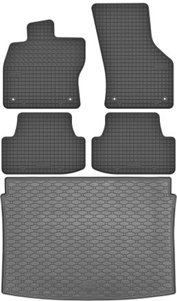 OEM Juego De Alfombrillas De Goma Para Coche Y Alfombrilla Para Maletero Del Seat Arona Crossover De 2017