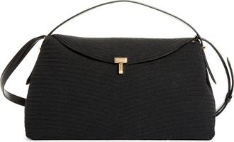 Toteme T-Lock Top Handle Bag in Black at Nordstrom
