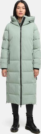 Marikoo dames wintermantel Honiaa XVI met capuchon & ritszakken