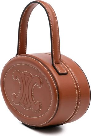 Celine Crossbody Bags - 2022 Calfskin Cuir Triomphe Oval Handbag - Gr. unisize - in Braun - für Damen