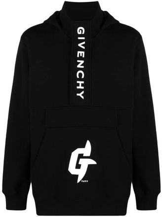 Givenchy Sweater met logoprint - Zwart