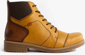 Rieker 73522-68 Womens Boots Yellow - Size UK 7.5