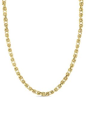 Bony Levy 14K Gold Interwoven Chain Necklace in 14K Yellow Gold at Nordstrom, Size 18