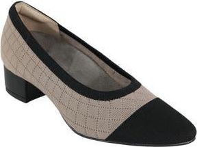 David Tate Carla Pump in Taupe/Black at Nordstrom Rack, Size 8.5