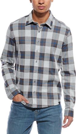 Stone Rose Jacquard Knit Check Shirt