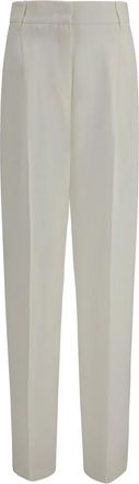 Max Mara Pantalones Mstsumero - Trousers - Mujer - Beige - S