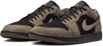 Nike Jordan Air Jordan 1 Low SE Basketball Sneaker in Noir/Gris Olive at Nordstrom, Size 11.5