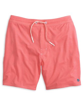 Johnnie-O Mens Low Tide Short In Rouge Red