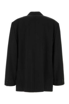 Balenciaga 857393tnt39 1000 Black Giacche E Gilet Jacket