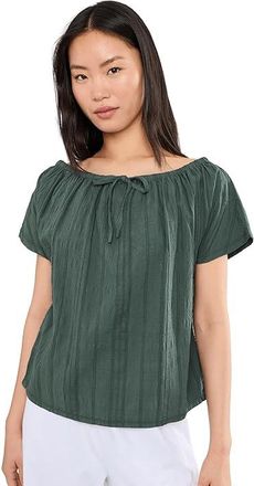 Xcvi Selda Top Womens Clothing Hawthorn Leaf : LG (US 12-14), Cotton/Spandex