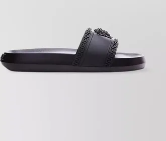 Versace flat sole open toe sandals