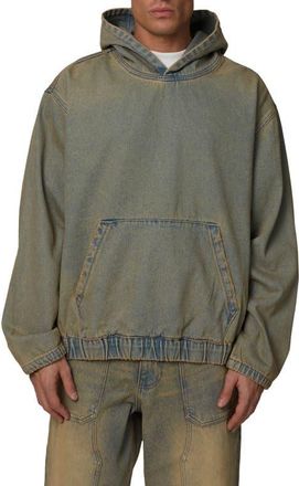 Good For Nothing Oversized Denim Pullover Hood in Blue at Nordstrom, Size X-Large Uk